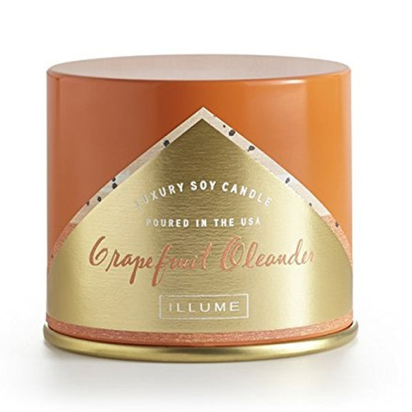 Grapefruit Oleander Vanity Tin Candle Burn Time: 50 Hours