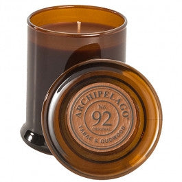 Archipelago Wood Collection  Tabac and Oudwood Jar Candle